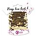 6 Nastri Glitter 6 M - Oro - Foto miniatura 2