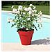 Pot De Fleurs Soleilla - Rond - 60 X 53,6 Cm - Rouge - Foto miniatura 1