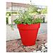 Pot De Fleurs Soleilla - Rond - 60 X 53,6 Cm - Rouge - Foto miniatura 2