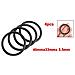 4 Pezzi Automobile 40 Millimetri Od 35 Millimetri Di Spessore In Gomma O-ring Olio Di Foca Guarnizioni - Foto miniatura 3