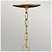 Lampadario A 6 Luci Finitura Oro, Attacco E14 - Foto miniatura 2