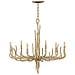 Lampadario A 6 Luci Finitura Oro, Attacco E14 - Foto miniatura 6