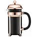 French Press 8 Tazze 1l Rame - 11652-18 - Foto miniatura 1