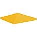 Copertura Superiore per Gazebo a 2 Strati 310 g / m² 3x3 m Gialla - Foto miniatura 1