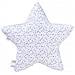 Cuscino Decorativo Wild Star Poliestere 34 Cm Grigio - Foto miniatura 2