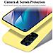Custodia Compatibile Con Oppo Find X3 Lite In Liquid Giallo - Coperchio Protettivo In Silicone Tpu Flessibile - Foto miniatura 4