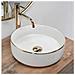 Lavabo Da Appoggio Sami Gold Edge - Foto miniatura 3