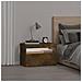 Comodino con Luci LED Rovere Fumo 60x35x40 cm - Foto miniatura 3