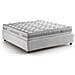 Letto Matrimoniale Grace, Letto Contenitore Con Rivestimento In Tessuto, 100% Made In Italy, Apertura Frontale, Con Materasso Cm 160x200 Incluso, Bianco - Foto miniatura 3
