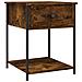 Comodini 2 Pz Rovere Fumo 44x45x58 Cm In Legno Multistrato - Foto miniatura 3