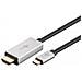60174 Cavo E Adattatore Video 2 M Usb Tipo-c Hdmi Nero, Argento - Foto miniatura 2