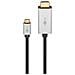 60174 Cavo E Adattatore Video 2 M Usb Tipo-c Hdmi Nero, Argento - Foto miniatura 1