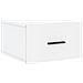 Comodino A Muro Bianco 35x35x20 Cm - Foto miniatura 2