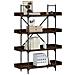 Libreria 4 Ripiani Rovere Fumo 100x33x145,5cm Legno Multistrato - Foto miniatura 1