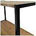 Scaffale stile loft con ripiani in legno, 6 ripiani, 40x32x192 cm, Colore Nero e Quarcia Artisan - Foto miniatura 4