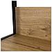 Scaffale stile loft con ripiani in legno, 6 ripiani, 40x32x192 cm, Colore Nero e Quarcia Artisan - Foto miniatura 6