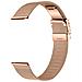 Cinturino Per Orologio In Acciaio Inossidabile Per Garmin Venu 3s / Forerunner 265s 18 Mm Pinkgold - Foto miniatura 3