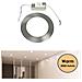 Pannello Led 18 W Luce Calda 3000k Faretto Slim Incasso In Acciaio Silver - Foto miniatura 4