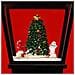 Lampione Natale Con Luce Led Scena Natalizia Motorizzata Neve Musica 180 Cm Nero - Foto miniatura 2