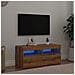 Mobile Porta TV con LED Artigianale 90x35x40 cm Multistrato - Foto miniatura 7