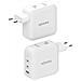 ASCH-140W3P030-W Caricabatterie per dispositivi mobili Universale Bianco AC Ricarica rapida Interno - Foto miniatura 4