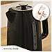 Kt1168blk Elegance Bollitore Elettrico 1,7l Cordless Ebollizione Rapida Senza Bpa Base 360 2200w Nero - Foto miniatura 7