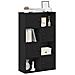 Libreria Rovere Nero 60x24x101,5 Cm In Legno Multistrato - Foto miniatura 1