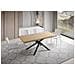 Tavolo Fisso 90x180 Cm Vindral Scortecciato Rovere Gambe Antracite - Foto miniatura 5