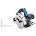Sega Circolare GKS 55+ GCE + FSN 1400 Potenza 1350 W Lama 16,5 cm Colore Nero /Blu - Foto miniatura 1
