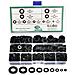 Set Di Rondelle Piatte In Nylon Nero Da 700 Pezzi - Foto miniatura 1