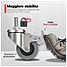 4 X Ruote Pivottanti Per Mobili 50mm Con Perno Filettato 10mm X 25mm 30kg Cad - Foto miniatura 5