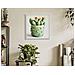 Stampa Su Tela Con Cornice Cactus 2 - Multicolore - Legno - 40x2,8x40 Cm - Foto miniatura 5