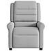 Poltrona Reclinabile Massaggio Elettrica Grigio Nuvola Tessuto - Foto miniatura 5