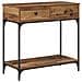 Tavolo Console Legno Vecchio 75x34.5x75 cm Legno Ingegnerizzato - Foto miniatura 1