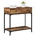 Tavolo Console Legno Vecchio 75x34.5x75 cm Legno Ingegnerizzato - Foto miniatura 3