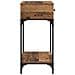 Tavolo Console Legno Vecchio 75x34.5x75 cm Legno Ingegnerizzato - Foto miniatura 6
