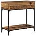 Tavolo Console Legno Vecchio 75x34.5x75 cm Legno Ingegnerizzato - Foto miniatura 7