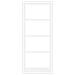 "Porta interna con vetro ""ORKDAL"" Bianco 83x202x4 cm" - Foto miniatura 5