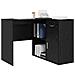 Scrivania Angolare Rovere Nero 102x88x75 cm Legno Ingegnerizzato - Foto miniatura 3