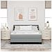 Letto box spring con materasso Grigio chiaro 160 x 200 cm - Foto miniatura 5