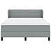 Letto box spring con materasso Grigio chiaro 160 x 200 cm - Foto miniatura 8