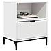 Comodini 2 pcs Bianco 49 x 36 x 61 cm Legno multistrato - Foto miniatura 3
