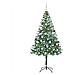 Albero di Natale artificiale Verde 180 cm PVC e Acciaio - Foto miniatura 3