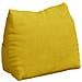 Cuscino per Schiena Giallo 45 x 20 x 35 cm Tessuto in Cords - Foto miniatura 1