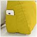 Cuscino per Schiena Giallo 45 x 20 x 35 cm Tessuto in Cords - Foto miniatura 5