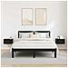 Armadio da Notte con cassetto 2 pcs Rovere nero 35 x 35 x 20 cm - Foto miniatura 4
