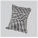 Set Mascherina E Federa In Seta A Righe - Compagno Di Sonno Da Viaggio White+black - Foto miniatura 4