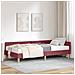 Struttura Letto Angolare con Materasso 2 pcs Grigio Tessuto - Foto miniatura 2