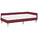 Struttura Letto Angolare con Materasso 2 pcs Grigio Tessuto - Foto miniatura 4