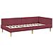 Struttura Letto Angolare con Materasso 2 pcs Grigio Tessuto - Foto miniatura 6